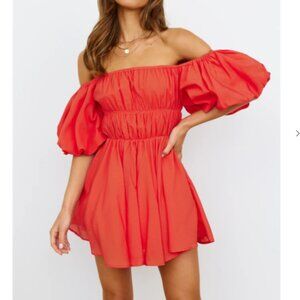 Be Your Baby Doll Dress- Orange